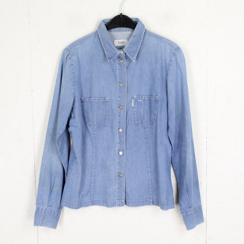 Second Hand CLOSED Bluse Gr. XL hellblau Jeansbluse (*)