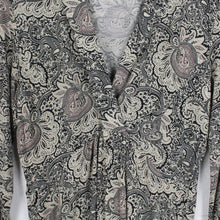 Laden Sie das Bild in den Galerie-Viewer, Second Hand INDISKA Kleid Gr. L mehrfarbig gemustert Langarmkleid  (*)