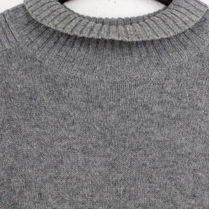 Second Hand DAY BIRGER ET MIKKELSEN Kleid mit Wolle Gr. S grau Pulloverkleid Strick (*)