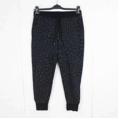Second Hand NIKE Hose Gr. S schwarz grau Leomuster Sweatpant (*)
