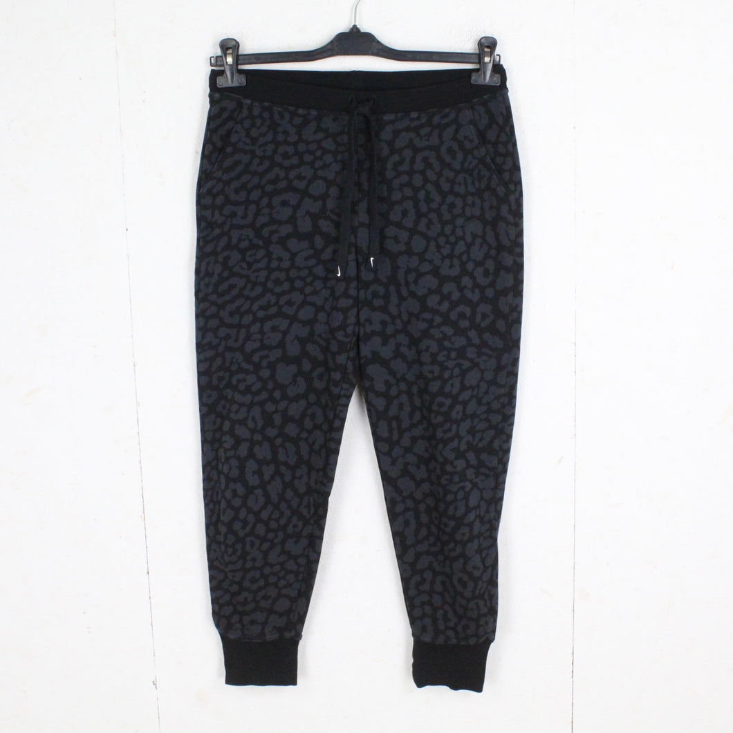Second Hand NIKE Hose Gr. S schwarz grau Leomuster Sweatpant (*)