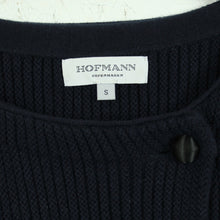 Laden Sie das Bild in den Galerie-Viewer, Second Hand HOFMANN COPENHAGEN Strickkleid Gr. S dunkelblau (*)