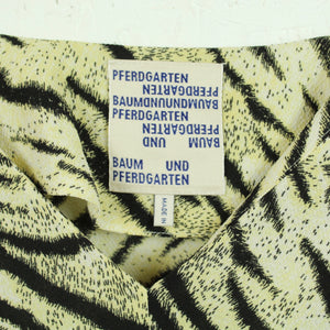 Second Hand BAUM & PFERDGARTEN Kleid Gr. 36 gelb schwarz Animalprint (*)