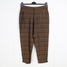 Laden Sie das Bild in den Galerie-Viewer, Second Hand &amp; OTHER STORIES Hose Gr. 36 schwarz bronze metallic gemustert Stoffhose (*)