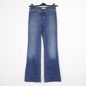 Second Hand SEE BY CHLOE Jeans Gr. 27 blau Flared Schlagjeans 70s (*)