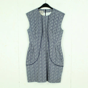 Second Hand BAUM UND PFERDGARTEN Kleid Gr. 38 blau weiß gemustert (*)