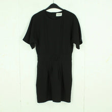 Laden Sie das Bild in den Galerie-Viewer, Second Hand GANNI Kleid Gr. S schwarz Kurzarmkleid (*)