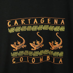 VINTAGE Souvenir T-Shirt Gr. M "Kolumbien Cartagena"