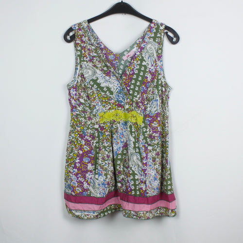 Second Hand JOE BROWNS Bluse Gr. 38 bunt gemustert (*)