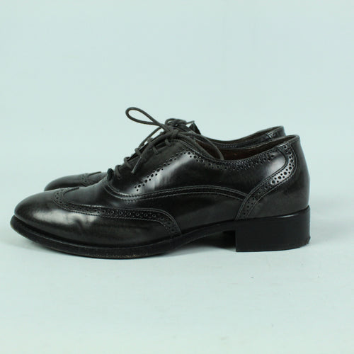 Second Hand NERO GIARDINI Schnürer Gr. 37 grau Halbschuhe (*)