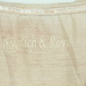 Second Hand RICH & ROYAL T-Shirt Gr. XS altrosa (*)