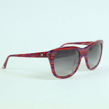 Laden Sie das Bild in den Galerie-Viewer, Second Hand MISSONI Sonnenbrille pink mehrfarbig gestreift (*)