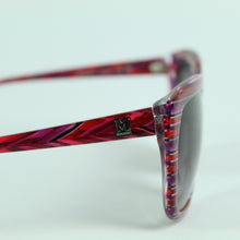 Laden Sie das Bild in den Galerie-Viewer, Second Hand MISSONI Sonnenbrille pink mehrfarbig gestreift (*)