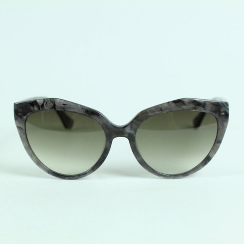 Second Hand BALENCIAGA Designer Sonnenbrille grau marmoriert (*)
