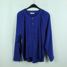 Laden Sie das Bild in den Galerie-Viewer, Second Hand Selected Femme Bluse Gr. 42 blau Langarmbluse (*)