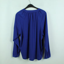 Laden Sie das Bild in den Galerie-Viewer, Second Hand Selected Femme Bluse Gr. 42 blau Langarmbluse (*)