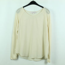 Laden Sie das Bild in den Galerie-Viewer, Second Hand FRENCH CONNECTION Bluse Gr. L creme Langarmbluse (*)
