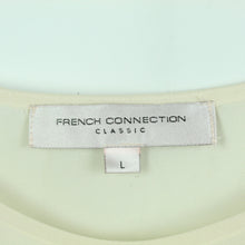 Laden Sie das Bild in den Galerie-Viewer, Second Hand FRENCH CONNECTION Bluse Gr. L creme Langarmbluse (*)