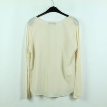 Laden Sie das Bild in den Galerie-Viewer, Second Hand FRENCH CONNECTION Bluse Gr. L creme Langarmbluse (*)