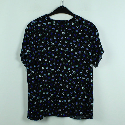 Second Hand & OTHER STORIES Bluse Gr. 36 schwarz geblümt Kurzarmbluse (*)
