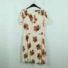 Laden Sie das Bild in den Galerie-Viewer, Second Hand TOPSHOP Kleid Gr. 40 beige mehrfarbig geblümt (*)