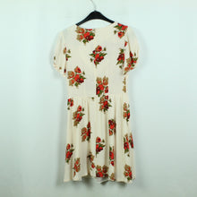 Laden Sie das Bild in den Galerie-Viewer, Second Hand TOPSHOP Kleid Gr. 40 beige mehrfarbig geblümt (*)