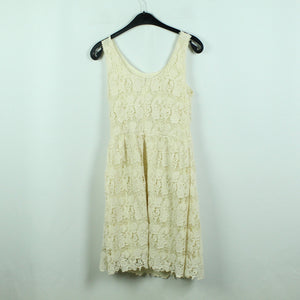 Second Hand THISTLE PEARL Spitzenkleid Gr. M creme Spitze Kleid (*)