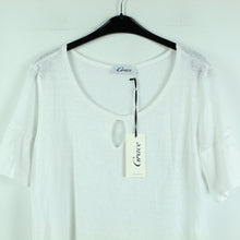 Laden Sie das Bild in den Galerie-Viewer, Second Hand GRACE Leinenshirt Gr. S weiß Leinen neu (*)