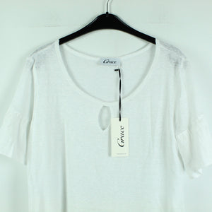 Second Hand GRACE Leinenshirt Gr. S weiß Leinen neu (*)