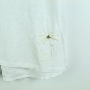 Second Hand GRACE Leinenshirt Gr. S weiß Leinen neu (*)