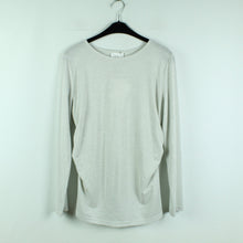 Laden Sie das Bild in den Galerie-Viewer, Second Hand THE PURE by Barbara Schwarzer Longsleeve Gr. 42 silber grau NEU (*)