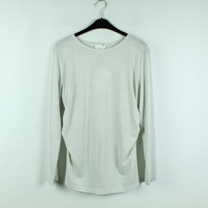 Second Hand THE PURE by Barbara Schwarzer Longsleeve Gr. 42 silber grau NEU (*)