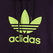 Laden Sie das Bild in den Galerie-Viewer, Second Hand ADIDAS Hoodie Gr. 40 lila Sweatshirt Kapuze (*)