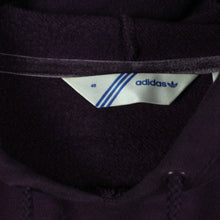 Laden Sie das Bild in den Galerie-Viewer, Second Hand ADIDAS Hoodie Gr. 40 lila Sweatshirt Kapuze (*)