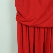 Laden Sie das Bild in den Galerie-Viewer, Second Hand FILIPPA K Maxikleid Gr. S rot uni Kleid (*)