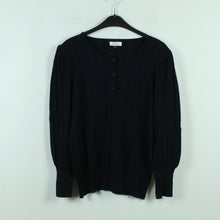 Laden Sie das Bild in den Galerie-Viewer, Second Hand GALERIE LAFAYETTE Pullover Gr. M dunkelblau Strick (*)