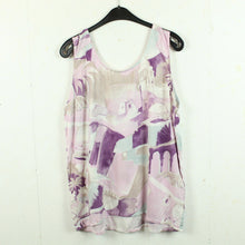 Laden Sie das Bild in den Galerie-Viewer, Vintage Top Gr. L rosa flieder pastell gemustert Sommertop