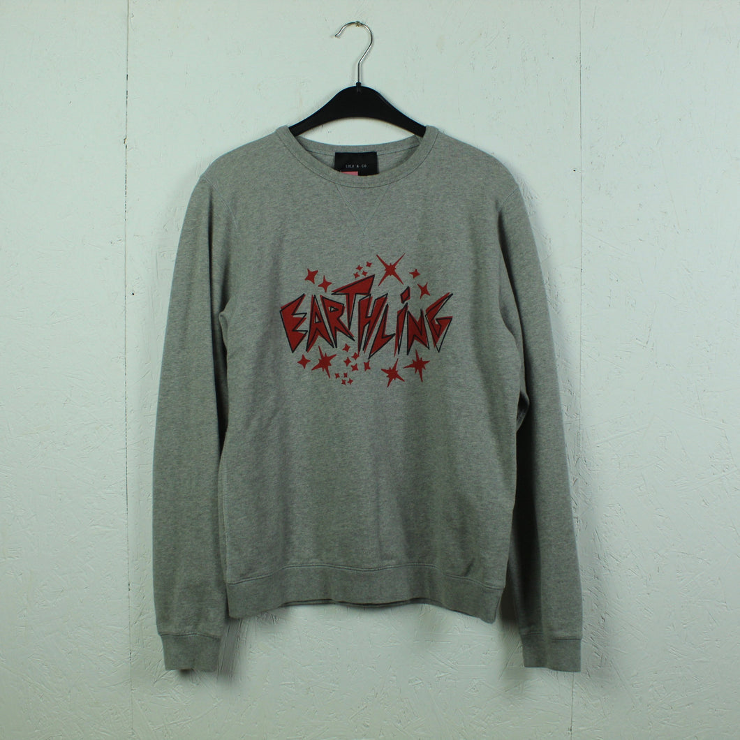 Second HAnd LULU & CO Sweatshirt Gr. S grau Print 