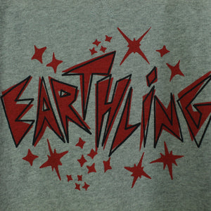 Second Hand LULU & CO Sweatshirt Gr. S grau Print "Earthling" (*)