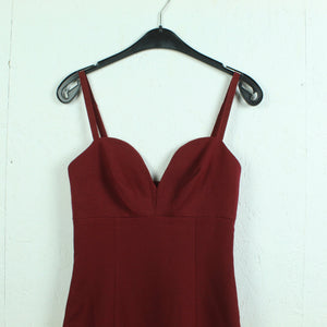 Second Hand FOXIEDOX Kleid Gr. XS weinrot Mod: Camine Abendkleid (*)