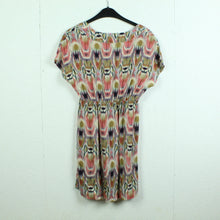 Laden Sie das Bild in den Galerie-Viewer, Second Hand MINIMUM Kleid Gr. 36 rosa bunt gemustert Minikleid (*)