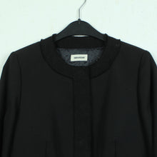 Laden Sie das Bild in den Galerie-Viewer, Second Hand ZADIG &amp; VOLTAIRE Wolljacke Gr. 34 schwarz Wolle Jacke (*)
