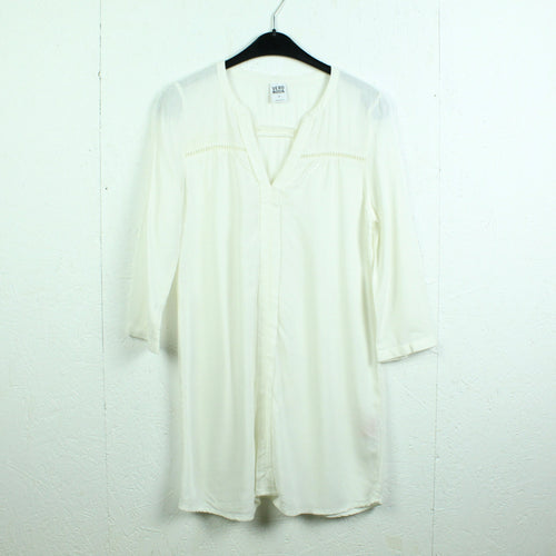 Second Hand VERO MODA Tunika Gr. XS weiß 3/4-Arm (*)