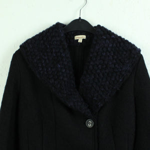 Second Hand BELLANATUR Jacke mit Wolle Gr. S schwarz blau (*)
