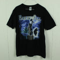 Vintage HAMMERFALL T-Shirt Gr. L schwarz mit Print Bandshirt