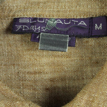Laden Sie das Bild in den Galerie-Viewer, Second Hand BLUNAUTA Leinenbluse Gr. M braun Langarmbluse Leinen  (*)