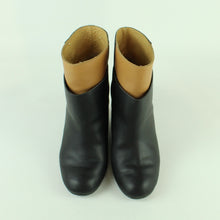 Laden Sie das Bild in den Galerie-Viewer, Second Hand MM6 MARTIN MARGIELA Stiefeletten Gr. 38 schwarz braun (*)