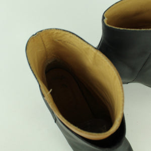 Second Hand MM6 MARTIN MARGIELA Stiefeletten Gr. 38 schwarz braun (*)