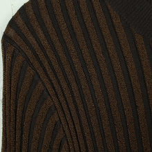 Laden Sie das Bild in den Galerie-Viewer, Second Hand BY MALENE BIRGER Kleid Gr. L braun gerippt Strickkleid NEU (*)