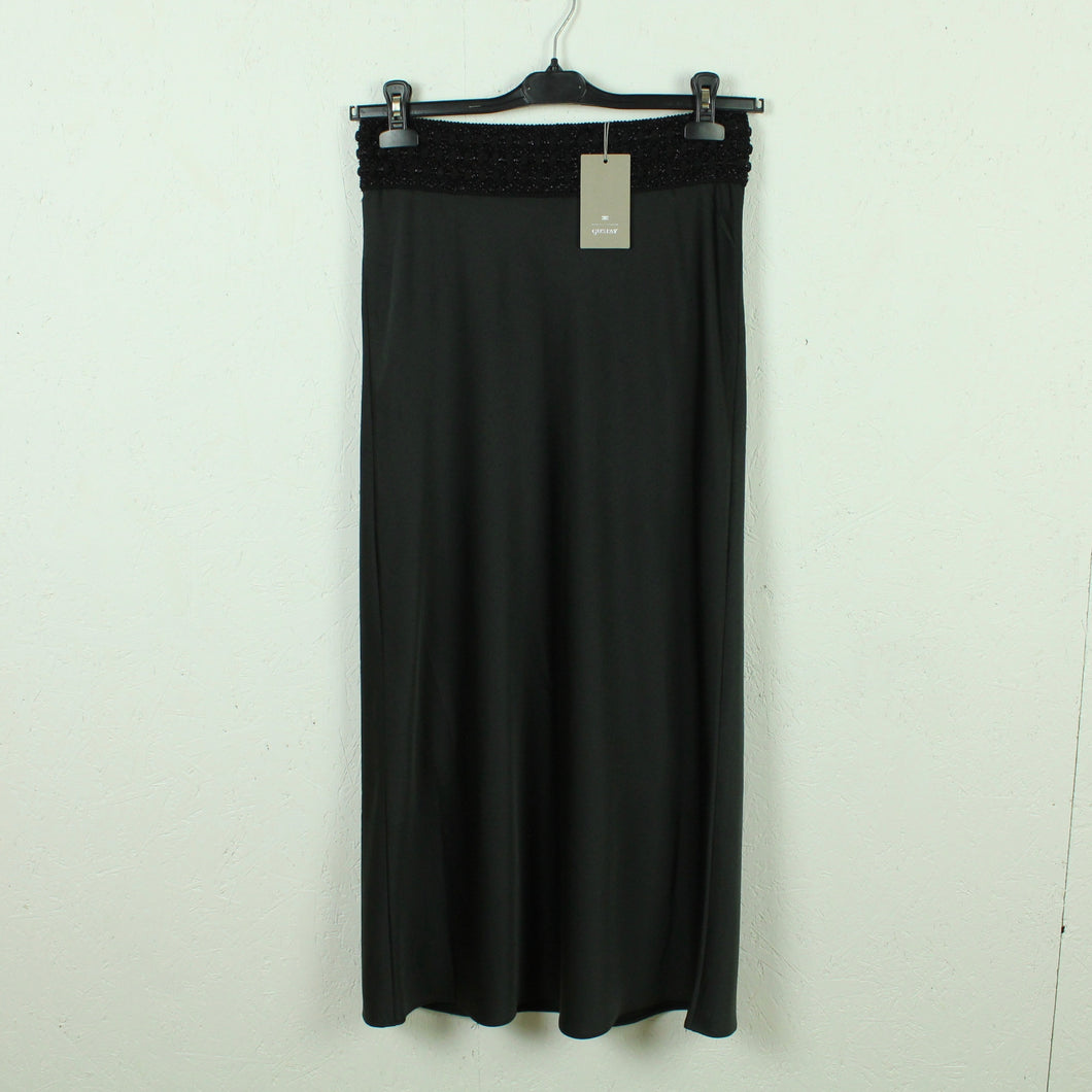 Second Hand GUSTAV Maxirock Gr. 36 schwarz Satin Rock NEU (*)